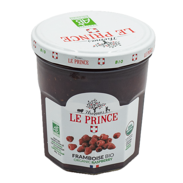 Thomas Le Prince Organic Raspberry Preserve 12 oz/ 340g