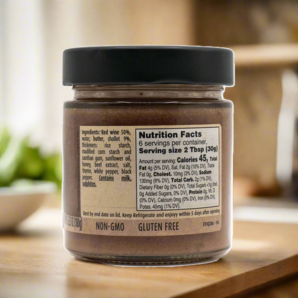 Maison Potier Red Wine and Shallot Sauce 6.35oz / 180g