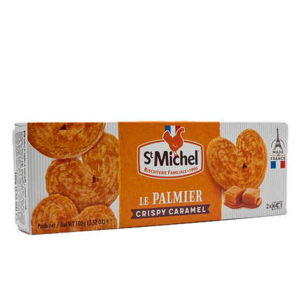 St Michel Crispy Caramel Biscuits (Le Palmier) 3.52oz / 100g