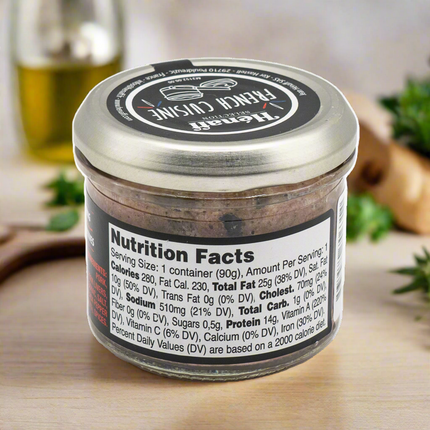 Hénaff Pork Liver Confit with Black Pepper 3.2oz / 90g