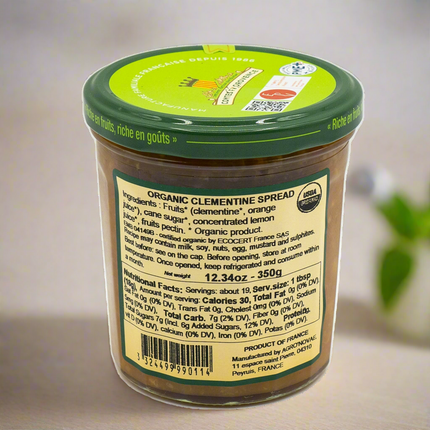 Comtes de Provence Organic Clementine Spread 12.34oz / 350g