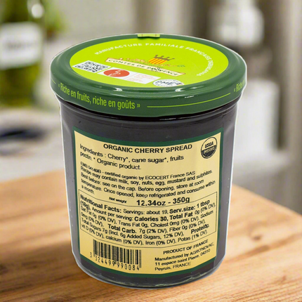Comtes de Provence Organic Cherry Spread 12.34oz / 350g