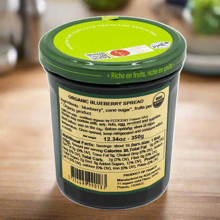 Comtes de Provence Organic Blueberry Spread 12.34oz / 350g