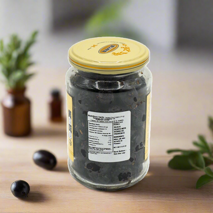 Barral Black Olives Flavored with Provence Herbs 8.11oz / 230g