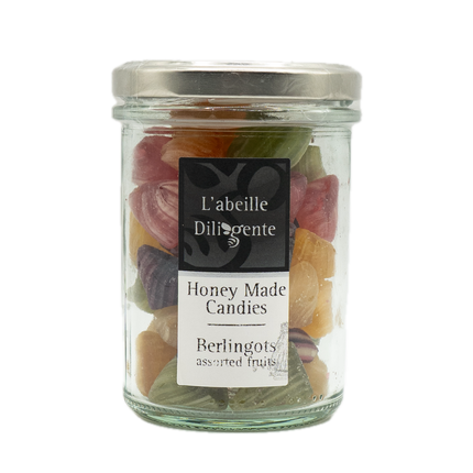 L'abeille Diligente Honey Made Candies Berlingots Assorted Fruits  6oz / 170g