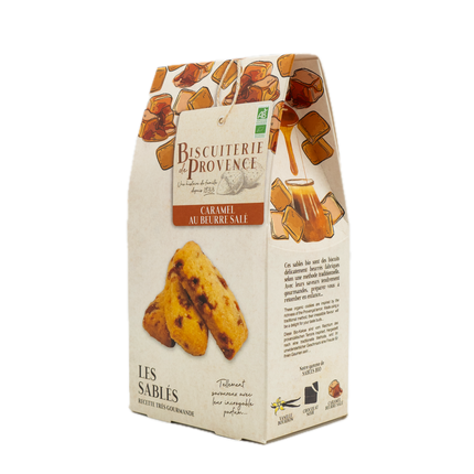 Biscuiterie de Provence Sablés with Salted Butter Caramel 4.23oz / 120g