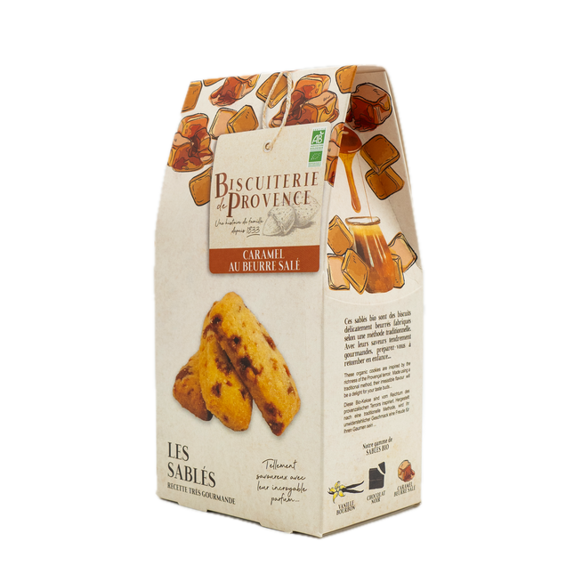 Biscuiterie de Provence Sablés with Salted Butter Caramel 4.23oz / 120g
