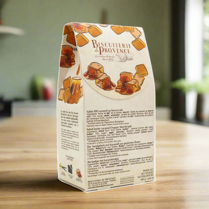 Biscuiterie de Provence Sablés with Salted Butter Caramel 4.23oz / 120g