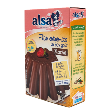 Alsa Chocolate Flavor Flan Mix 8.2oz / 232g