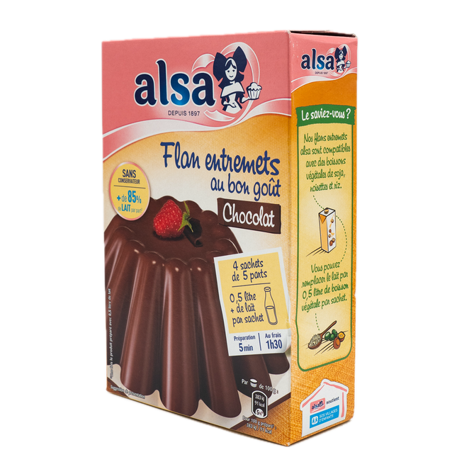 Alsa Chocolate Flavor Flan Mix 8.2oz / 232g
