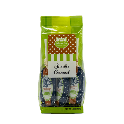 Barnier Salted Butter Caramel Lollipops (8 Count) 4.2oz / 120g