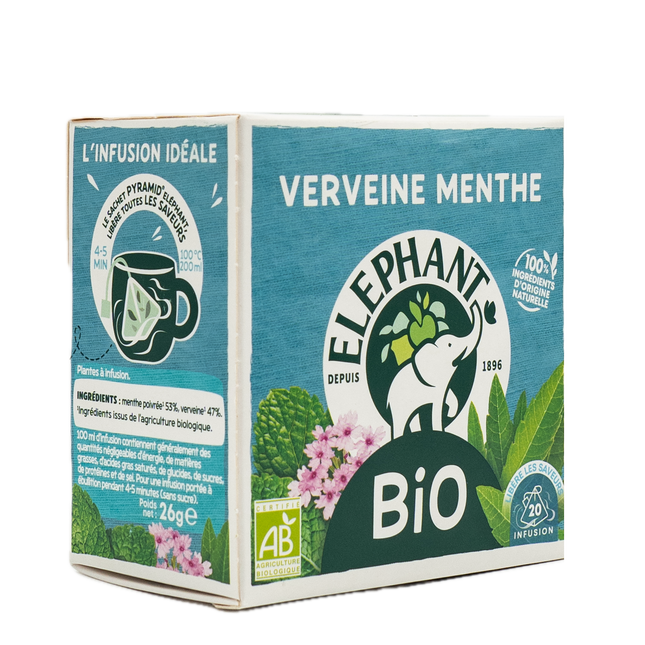 Elephant Verbena Mint Herbal Tea (20 count) 0.9oz / 26g