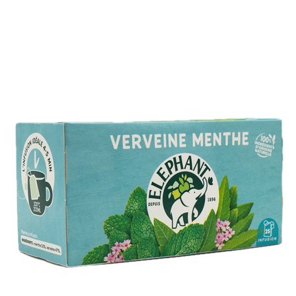 Elephant Verbena Mint Herbal Tea (25 Count) 1.1oz / 32.5g