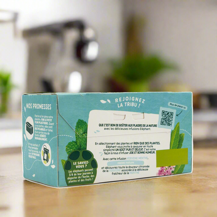 Elephant Verbena Mint Herbal Tea (25 Count) 1.1oz / 32.5g