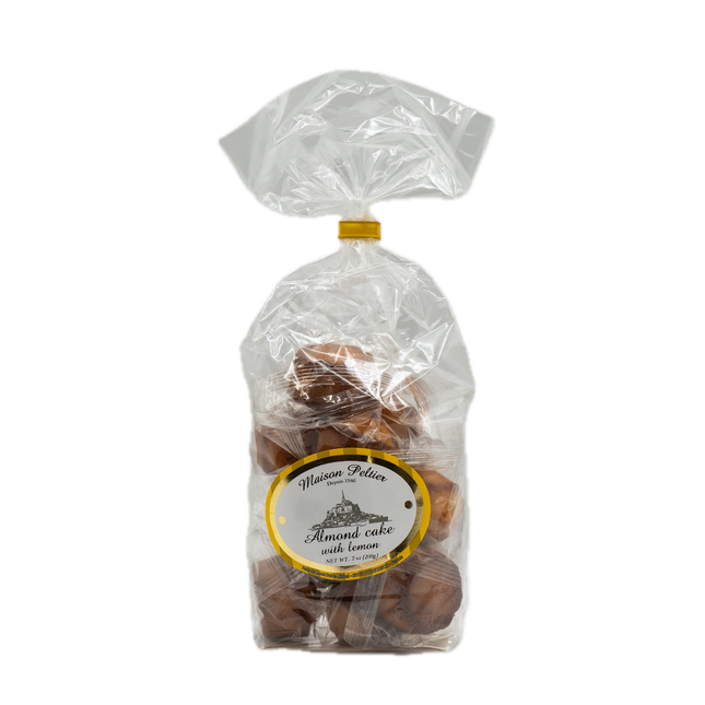 Maison Peltier Lemon Almond Cakes Bag 7oz / 200g