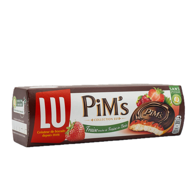 Lu Pims Strawberry Cookies 5.3oz / 150g