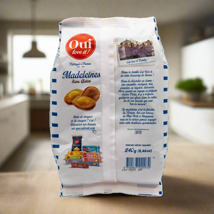 Oui Love It Madeleines Cakes (Gluten Free) 8.46oz / 240g