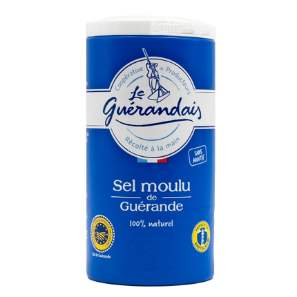 Le Guérandais Fine Grey Sea Salt from Guérande (Sel Moulu de Guérande) 4.4oz / 125g