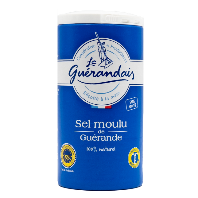 Le Guérandais Fine Grey Sea Salt from Guérande (Sel Moulu de Guérande) 4.4oz / 125g