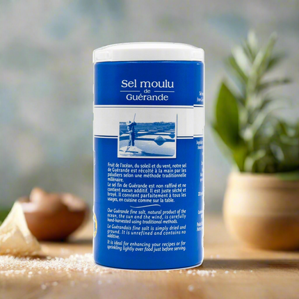 Le Guérandais Fine Grey Sea Salt from Guérande (Sel Moulu de Guérande) 4.4oz / 125g