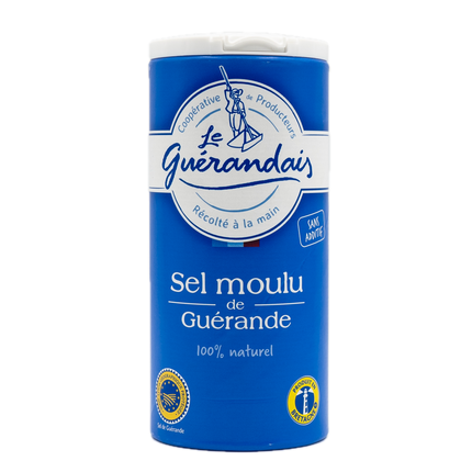 Le Guérandais Fine Grey Sea Salt from Guérande (Sel Moulu de Guérande) 8.8oz / 250g