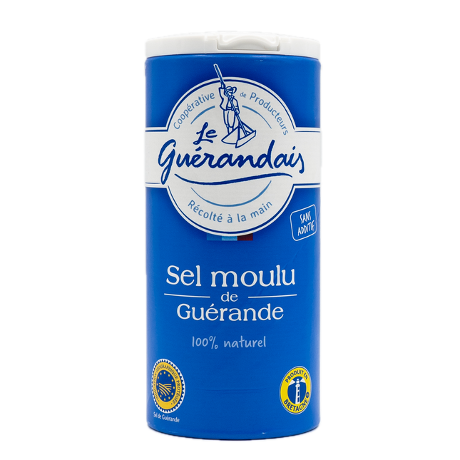 Le Guérandais Fine Grey Sea Salt from Guérande (Sel Moulu de Guérande) 8.8oz / 250g