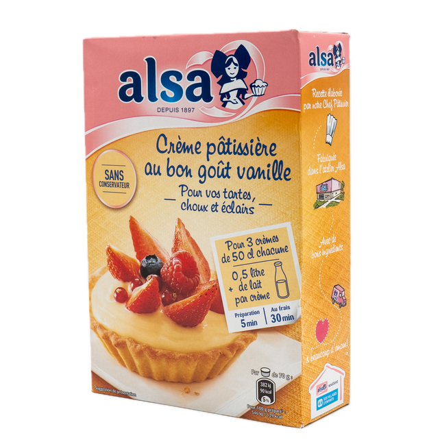 Alsa Pastry Cream with Vanilla Flavor Mix 13.8oz / 390g