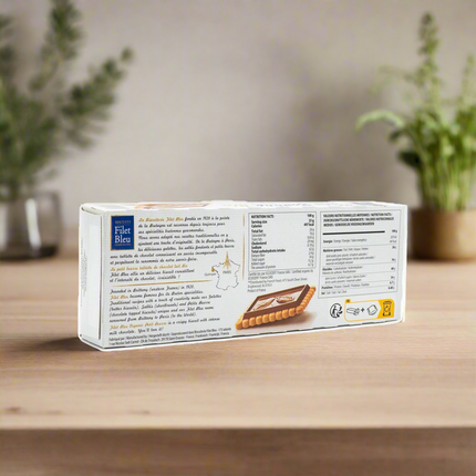 Filet Bleu Butter Biscuit Topped with Milk Chocolate (Petit Beurre ) 5.29oz / 150g