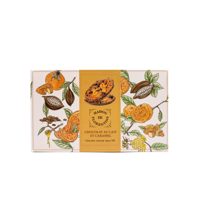 Maison de Florentins Milk Chocolate and Caramel (12 count) 3.5oz / 100g