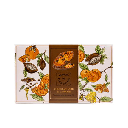 Maison de Florentins Dark Chocolate and Caramel (12 count) 3.5oz / 100g