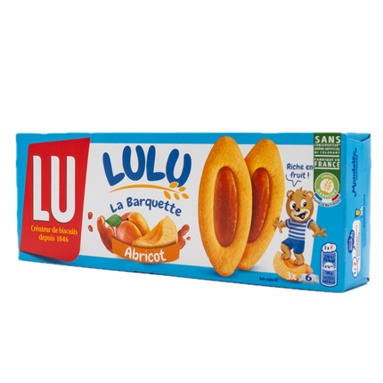 Lu Lulu La Barquette Apricot Biscuits (3 Chatons) 4.2oz / 120g