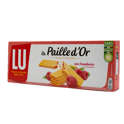 Lu Paille d'Or Raspberry Biscuits 6oz / 170g