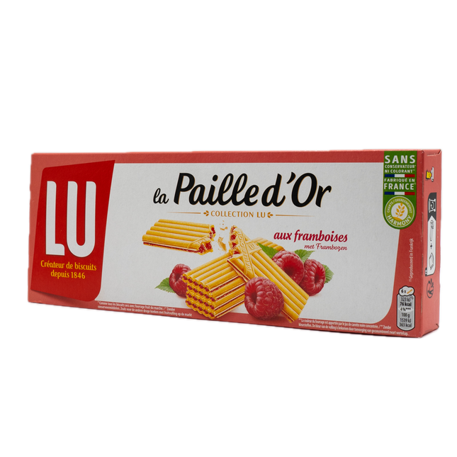 Lu Paille d'Or Raspberry Biscuits 6oz / 170g