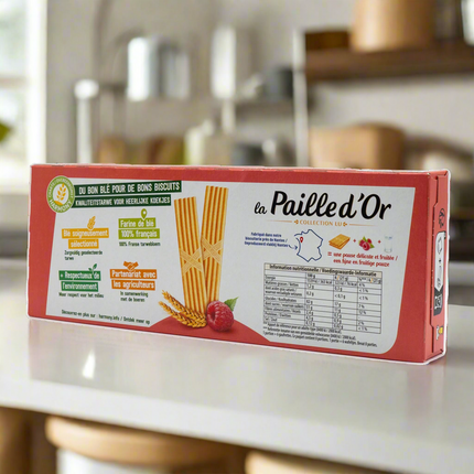 Lu Paille d'Or Raspberry Biscuits 6oz / 170g