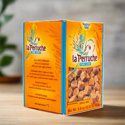 La Perruche Pure Cane Brown Sugar Cubes 8.8oz / 250g