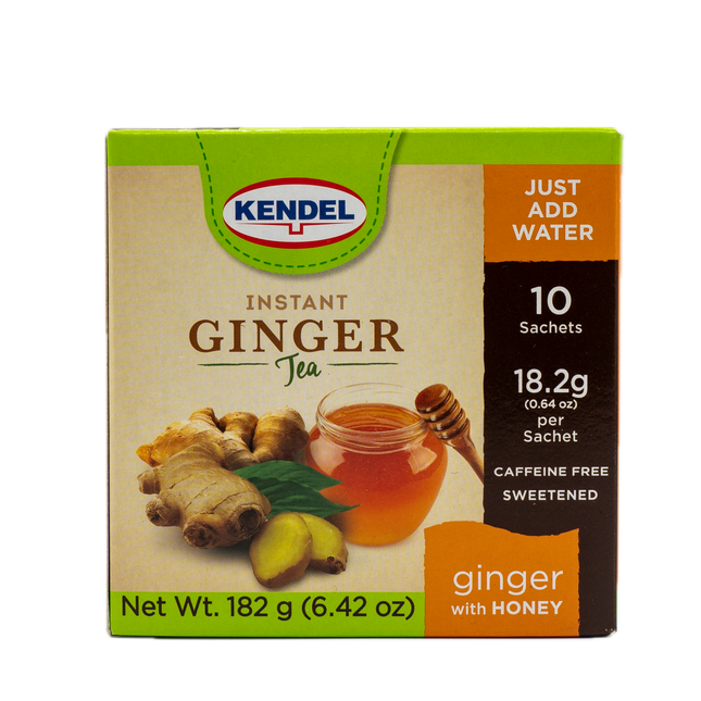Kendel Instant Ginger Tea with Honey (10 count) 6.42oz / 182g
