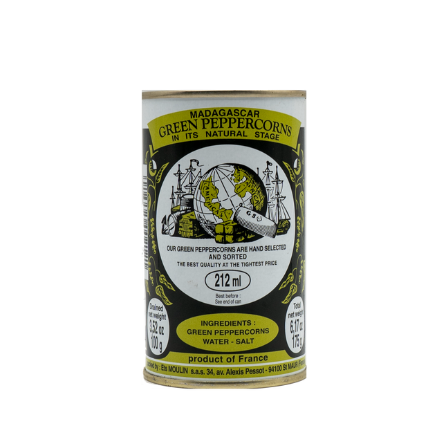 Moulin Madagascar Green Peppercorn in Brine 6.17oz 175g