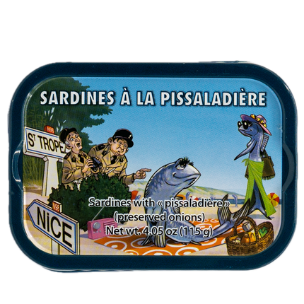 Ferrigno Sardines with Pissaladière (Preserved Onions) 4.05oz / 115g