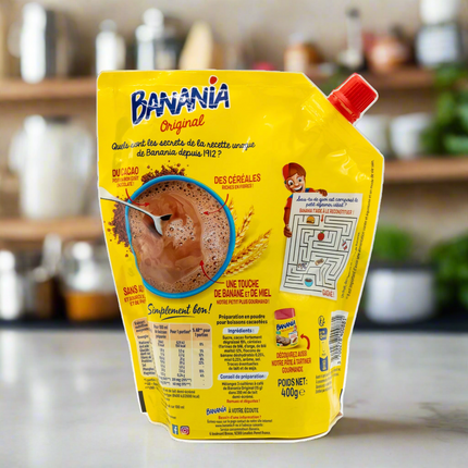 Banania Chocolate Cereal Mix with Banana & Honey 14.1oz / 400g