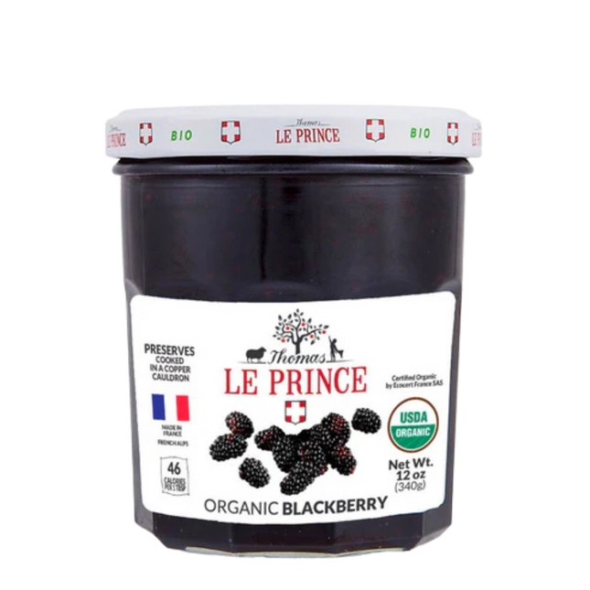 Thomas Le Prince Organic Blackberry Preserve 12oz / 340g