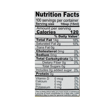 Lebanon Valley Extra Virgin Olive Oil Cold Press 50.72fl oz / 1.5L