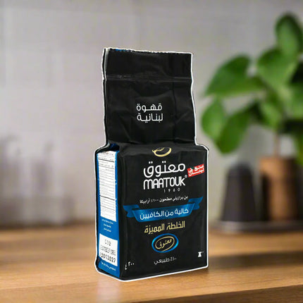 Maatouk Lebanese Coffee Decaffeinated Premium Blend 7oz / 200g